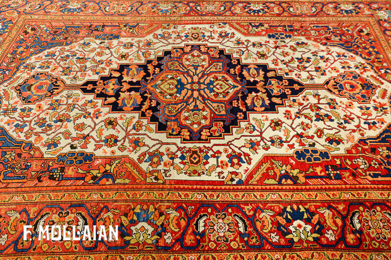 Antique Classic Mishan Persian Rug n°:90368064